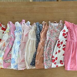 H&M Set of 11 Girls' Sleeveless Dresses